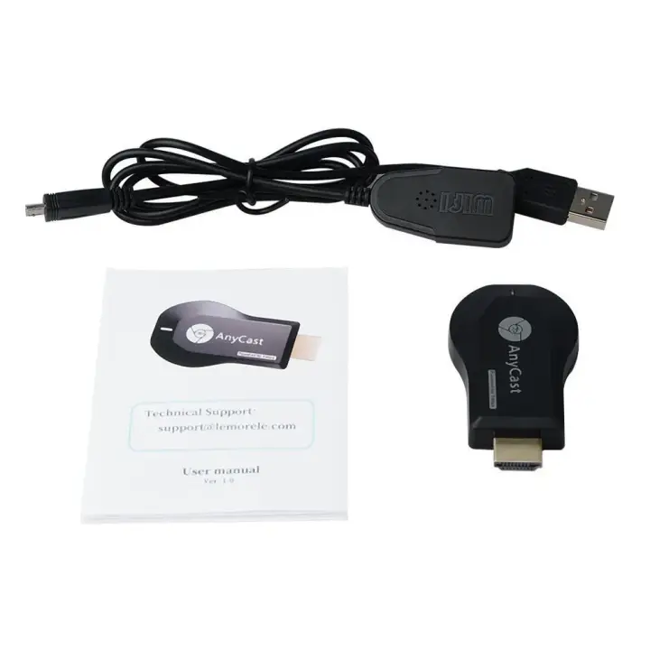 AnyCast M9 Plus, USB-кабель із Wi-Fi модулем та інструкція