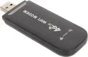 USB-A чорного модема з відкритим ковпачком