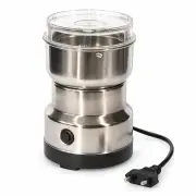 Кавомолка Lucky NM-8300 з прозорою кришкою на білому тлі