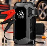 Пусковий пристрій JUMP STARTER 9556 з компресором і кейсом — товар у студійній композиції