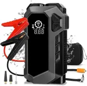 Пусковий пристрій JUMP STARTER 9556 з компресором і кейсом — оригінальне фото товару