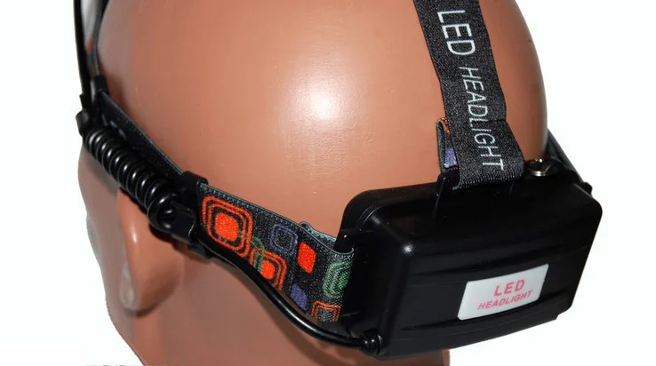 Акумуляторний налобний ліхтар Police RJ-3000, 3 LED — оригінальне фото товару