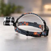 Акумуляторний налобний ліхтар Police RJ-3000, 3 LED — товар у студійній композиції