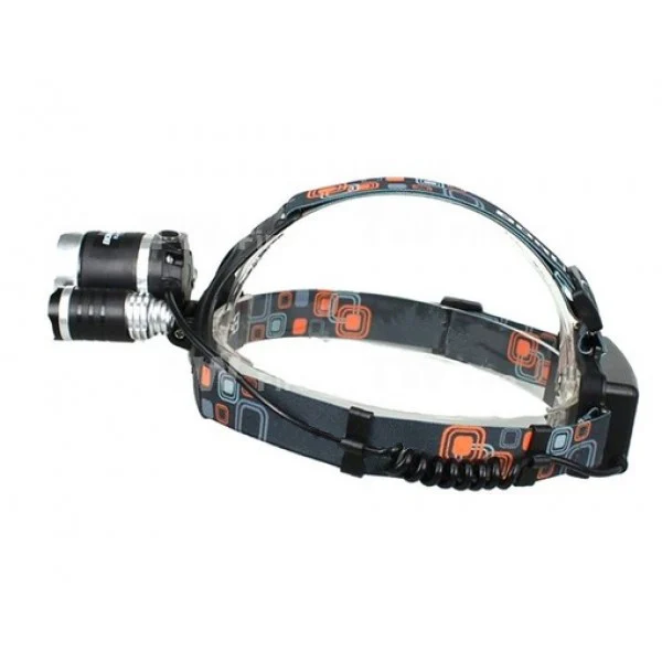 Акумуляторний налобний ліхтар Police RJ-3000, 3 LED