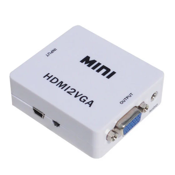 Перетворювач MINI HDMI2VGA: HDMI → VGA з аудіовиходом 3,5 мм