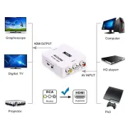 Перетворювач MINI HDMI2AV: HDMI → RCA AV, PAL/NTSC — оригінальне фото товару