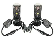 Комплект світлодіодних LED-ламп H4 із лінзою, 2 шт. — оригінальне фото товару