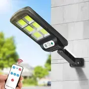 Вуличний сонячний LED-ліхтар BK120-6COB з датчиком руху та пультом — оригінальне фото 1