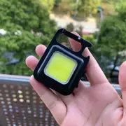 Мініліхтар-брелок J031 COB, акумуляторний, з карабіном і магнітом — оригінальне фото 4