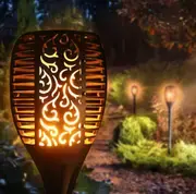 Садовий сонячний LED-ліхтар Solar Flame 52 см з ефектом полум’я — оригінальне фото 1
