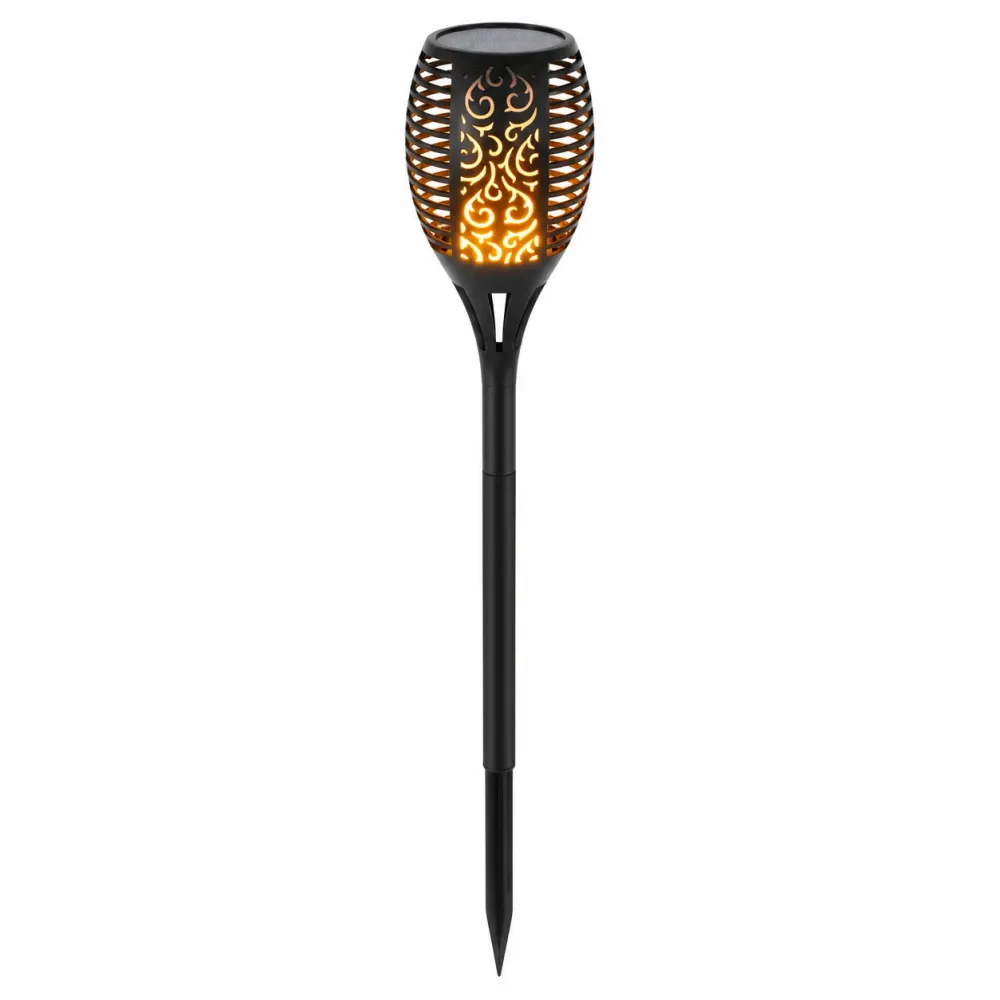 Садовий сонячний LED-ліхтар Solar Flame 52 см з ефектом полум’я