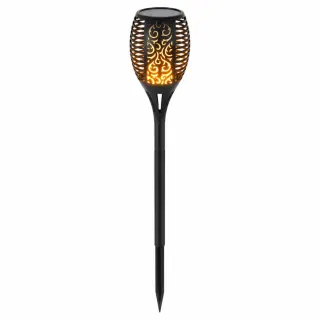 Садовий сонячний LED-ліхтар Solar Flame 52 см з ефектом полум’я