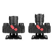 Налобний акумуляторний ліхтар KX-1805 Double Light, XPE + 2 COB — оригінальне фото 4