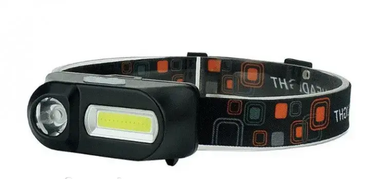 Налобний акумуляторний ліхтар KX-1804A XPE + COB із сенсором руху — оригінальне фото 3