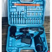 Шуруповерт Cordless Drill із насадками, батареями та зарядним пристроєм у кейсі