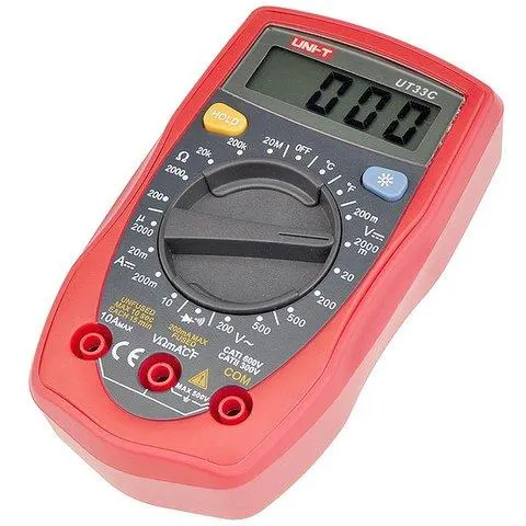 Цифровий мультиметр UNI-T UT33C з термопарою та підсвічуванням