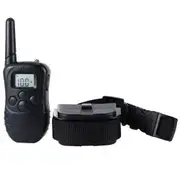 Пульт Dog Training і один приймач із ремінцем на білому тлі