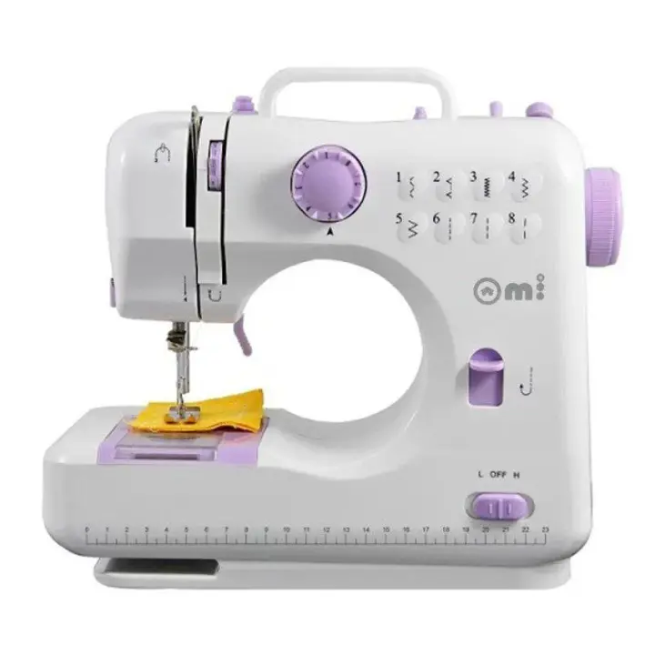 Sewing Machine 505 із вісьмома схемами на білому тлі