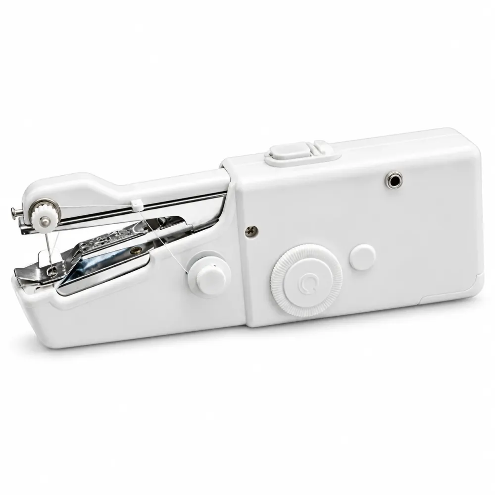 Ручна швейна машинка Handy Stitch, біла, живлення від AA