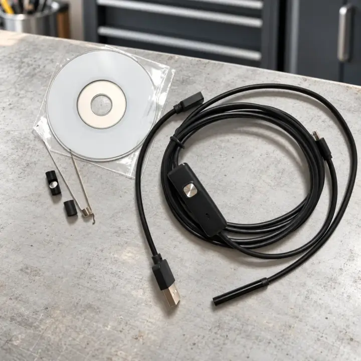 Гнучкий USB-ендоскоп Endoscope у майстерні
