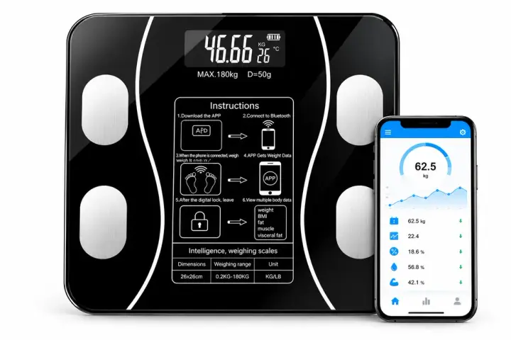 Розумні підлогові ваги 619BT з Bluetooth та застосунком