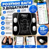 Розумні підлогові ваги 619BT з Bluetooth та застосунком — рекламне фото